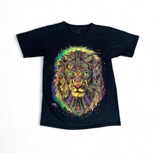Youth unisex lion graphic tee